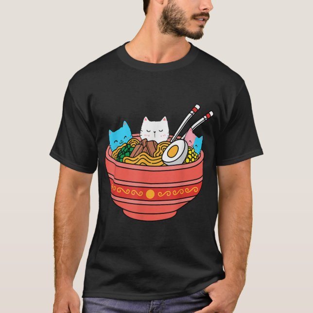 Camiseta Gatos transgénero Orgullo transgénero  (Anverso)