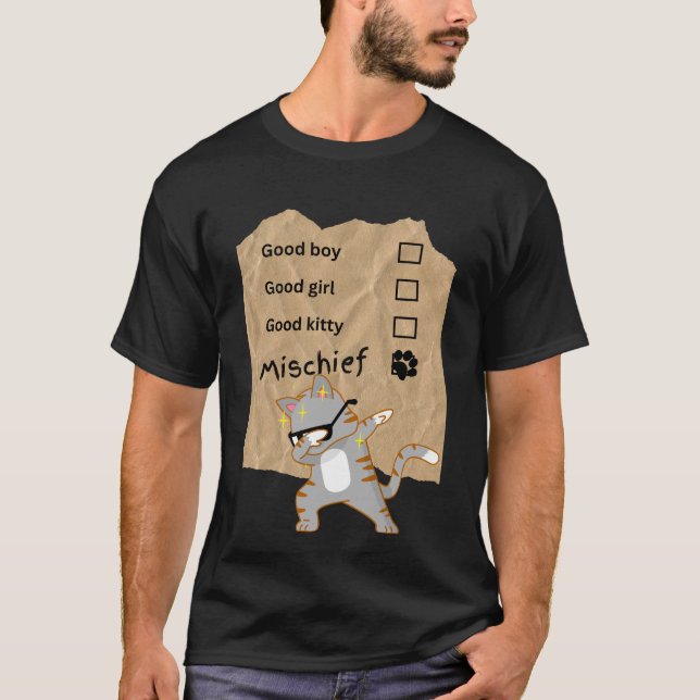 Camiseta Gatos traviesos (Anverso)