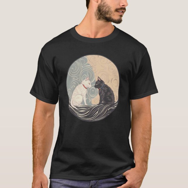 Camiseta Gatos Ukiyo e (Anverso)