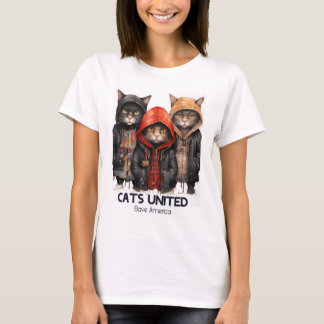 Camiseta Gatos Unidos: Salven a América