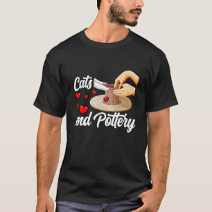 Camiseta Gatos y alfarería alfarero cerámica arcilla_1