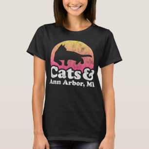 Camiseta Gatos y Ann Arbor, Gato y Mi para Hombres o Mujere
