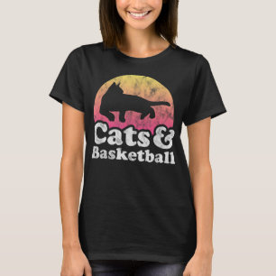 Camiseta Gatos y baloncesto Hombres o Mujeres Gatos y Baske