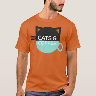 Camiseta Gatos Y Café