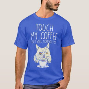 Camiseta Gatos Y Cafetero Gato Amante Del Café