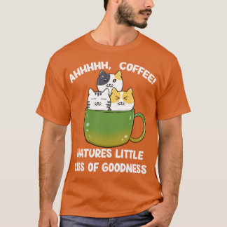 Camiseta Gatos Y Cafetero Gato Amante Del Café