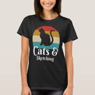 Camiseta Gatos Y Comedia De Esquemas
