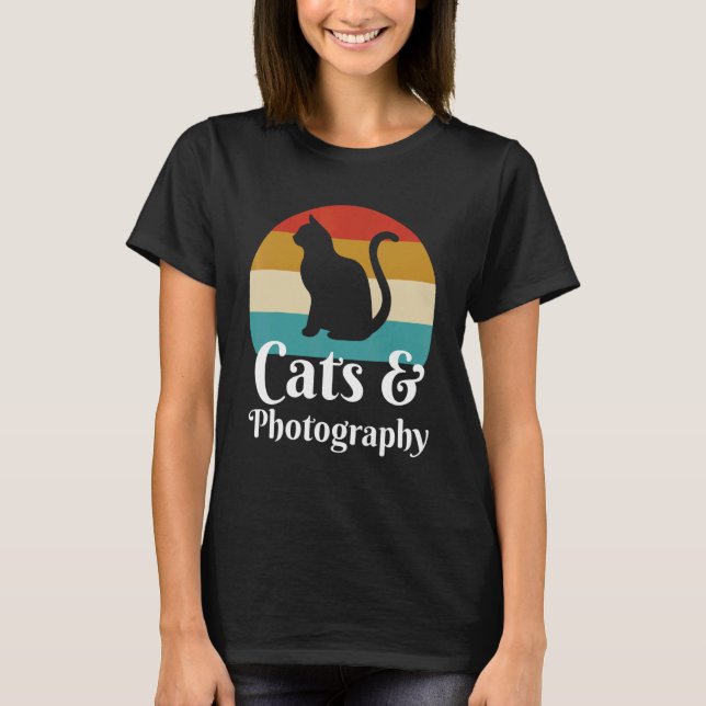 Camiseta Gatos y Fotografía (Anverso)