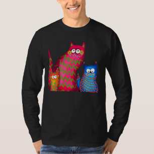 Camiseta Gatos y gatitos modernos y coloridos