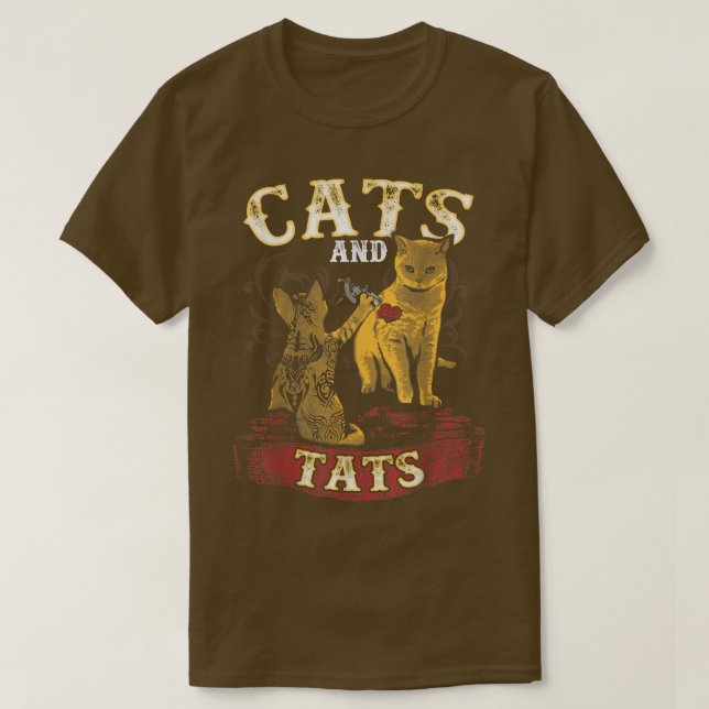 Camiseta Gatos Y Gatos Divertidos Amantes Del Gato (Diseño del anverso)