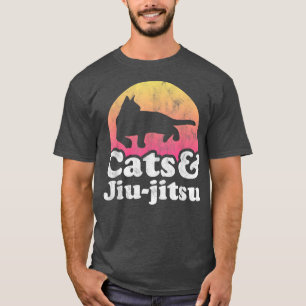 Camiseta Gatos y hombres Jiujitsu o gato femenino