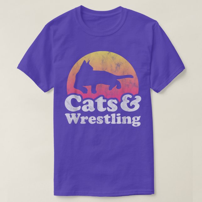 Camiseta Gatos y luchas contra gatos y luchas de hombres o  (Diseño del anverso)