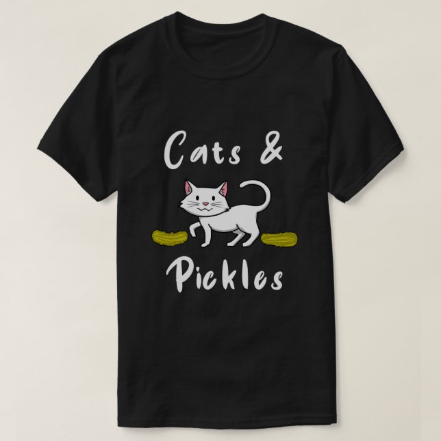 Camiseta Gatos y pájaros Sándwich de pepino (Diseño del anverso)