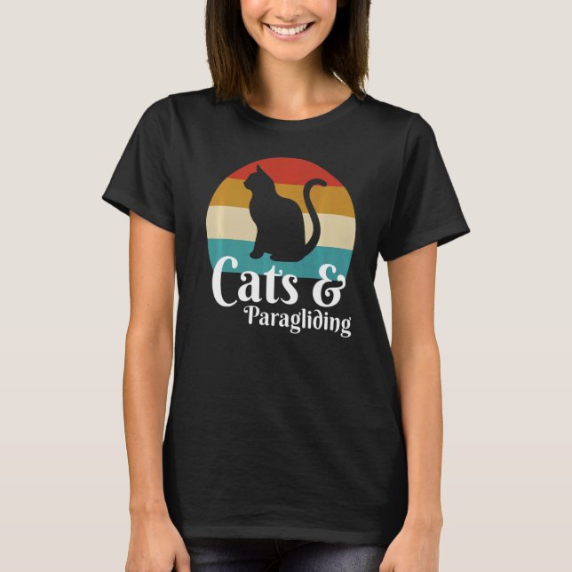 Camiseta Gatos Y Parapente (Anverso)
