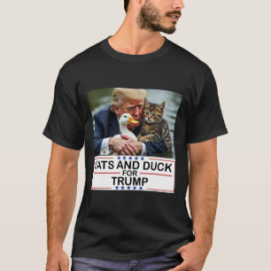 Camiseta Gatos Y Patos Para Gatitos Y Patos De Trump 2024