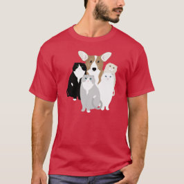 Camiseta Gatos y perros