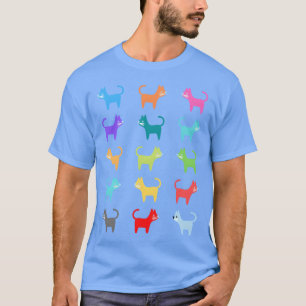 Camiseta gatos y perros divertidos
