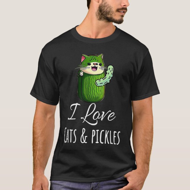 Camiseta Gatos y Pickles 1 (Anverso)