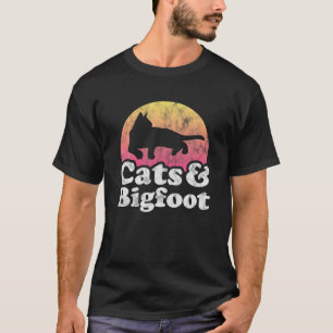 Camiseta Gatos y pié grande para hombres o mujeres