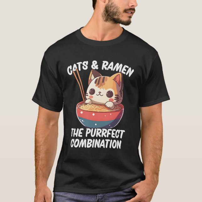 Camiseta Gatos Y Ra La Combinación Perfecta (Anverso)