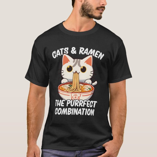 Camiseta Gatos Y Ra La Combinación Perfecta (Anverso)