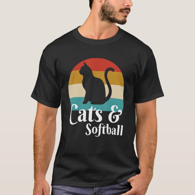 Camiseta Gatos y Softbol (Anverso)