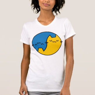 Camiseta Gatos Yin y Yang