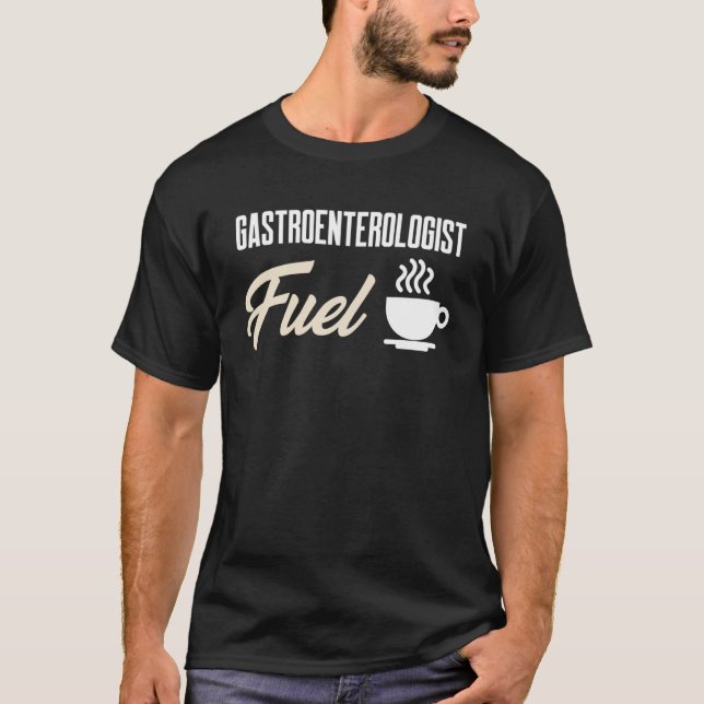 Camiseta Gatroeneterólogo Café Gastroenterología MD Doct (Anverso)