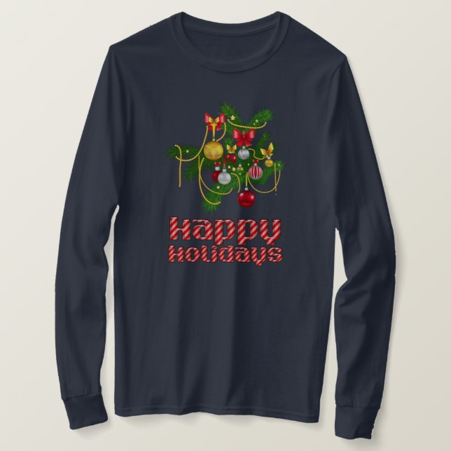 Camiseta Gaudy Holidays (Anverso del diseño)