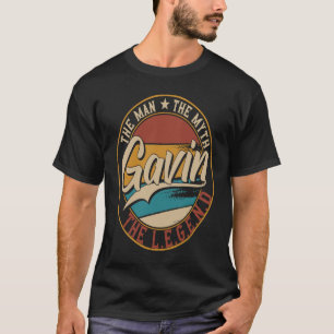 Camiseta Gavin El hombre el mito la leyenda