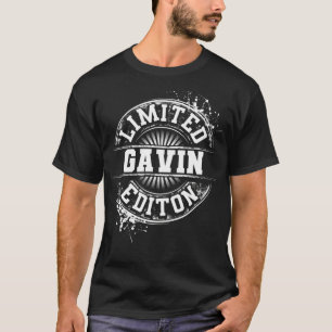 Camiseta GAVIN Limited Edition Funny Nombre personalizado