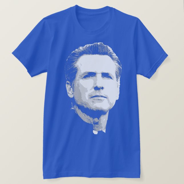 Camiseta Gavin Newsom (Anverso del diseño)