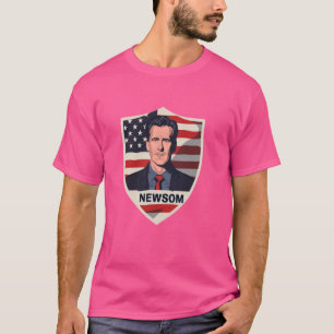 Camiseta Gavin Newsom 2024 Elección presidencial Democracia
