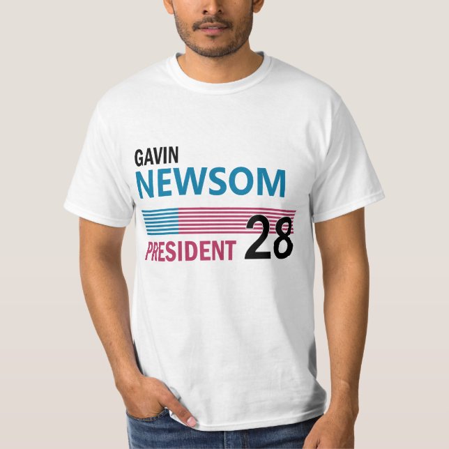 Camiseta Gavin Newsom 2028 (Anverso)