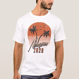 Camiseta Gavin Newsom 2028 Presidente Atardecer de Palmeras