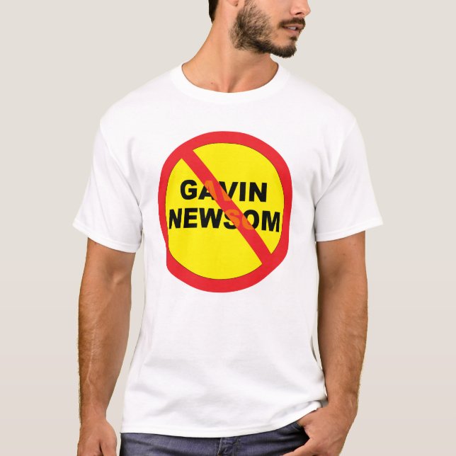 Camiseta Gavin Newsom Anti (Anverso)