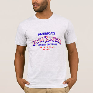 Camiseta Gavin Newsom   Gobernador favorito de los Estados 