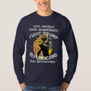 Camiseta Gavin Newsom lucha contra Trump