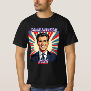 Camiseta Gavin Newsom para el presidente 2028