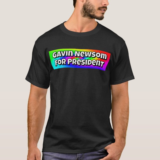 Camiseta Gavin Newsom para presidente (Anverso)