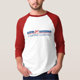 Camiseta Gavin para el gobernador