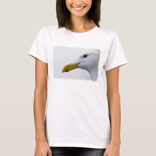 Camiseta ¿Gaviota amigable? (Anverso)