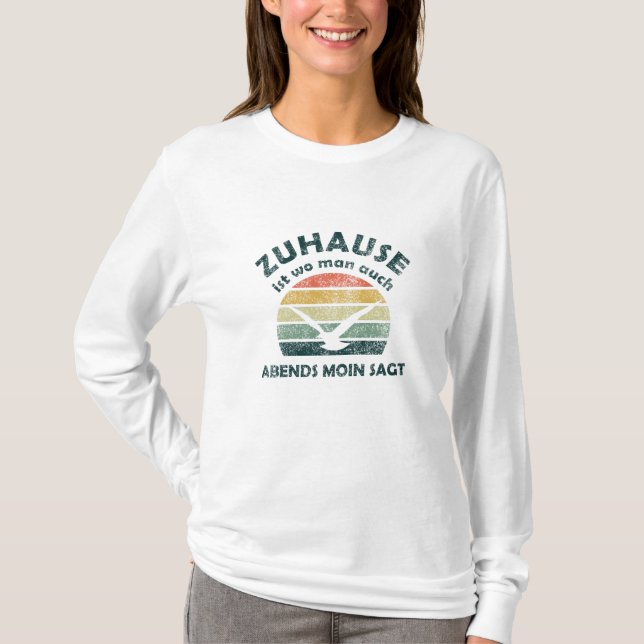 Camiseta Gaviota casera Mar del Norte (Anverso)