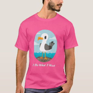 Camiseta Gaviota Cuta- Hago Lo Que Quiero Ave Cuta