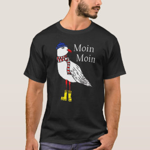 Camiseta Gaviota De Moin Moin Con Cuchilla De Gorra Y Boots