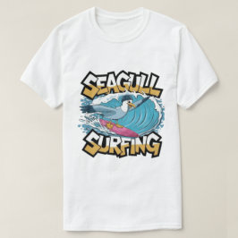 Camiseta Gaviota De Surfista De Invierno, Surf De Gaviota, 