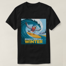 Camiseta Gaviota De Surfista De Invierno, Surf De Gaviota, 