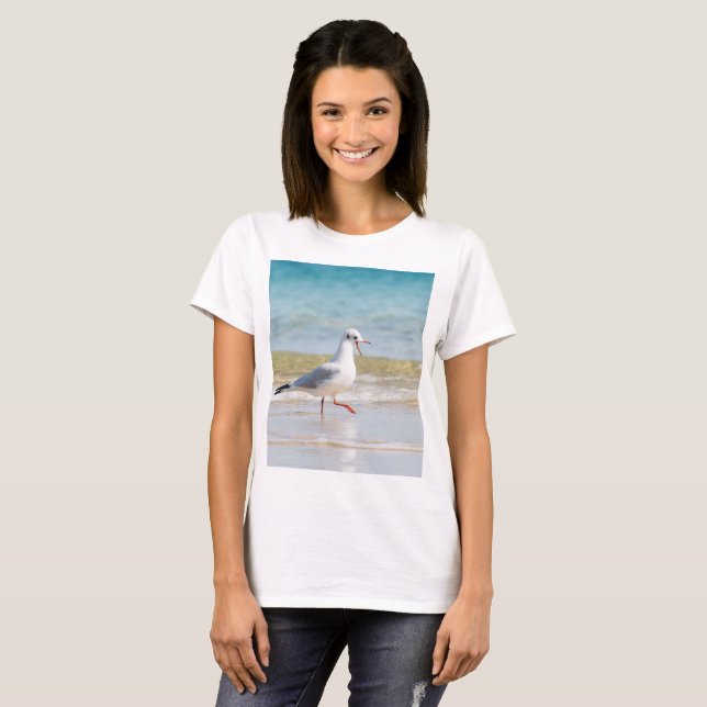 Camiseta Gaviota divertida (Anverso completo)