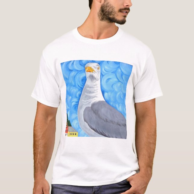 Camiseta Gaviota orgullosa (Anverso)