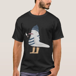 Camiseta gaviota pescadora